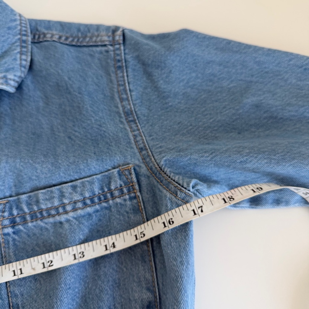Universal Thread Denim Romper Utility Button Front Size 4 - Picture 10 of 13